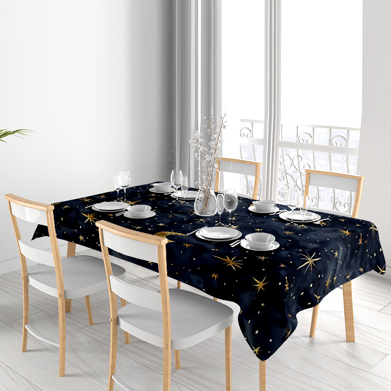 Stylish Dark Blue Stars Moon T - Home Textiles Com avaliação e preço
