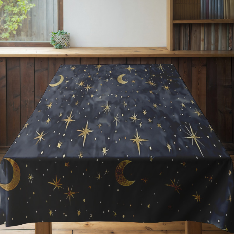 Stylish Dark Blue Stars Moon T - Home Textiles Com avaliação e preço