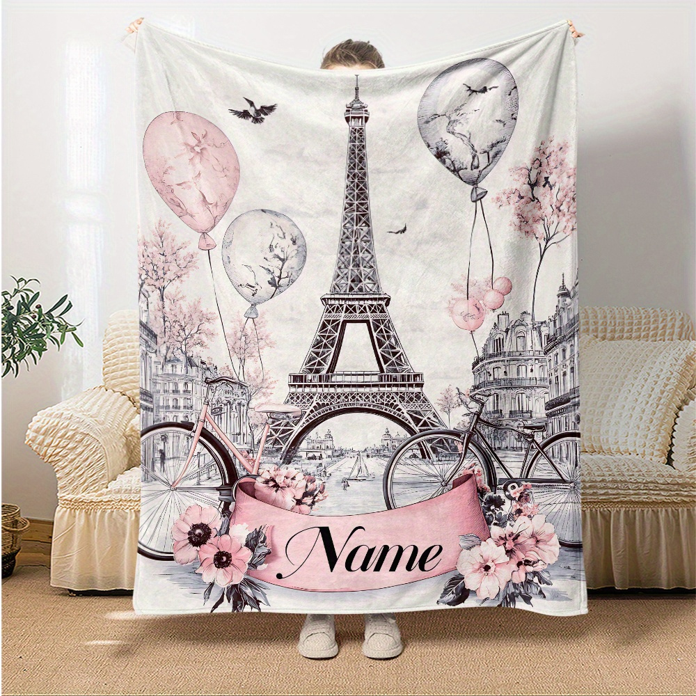 Personalized Paris Blanket Nam - Home Textiles Paris avaliação e preço