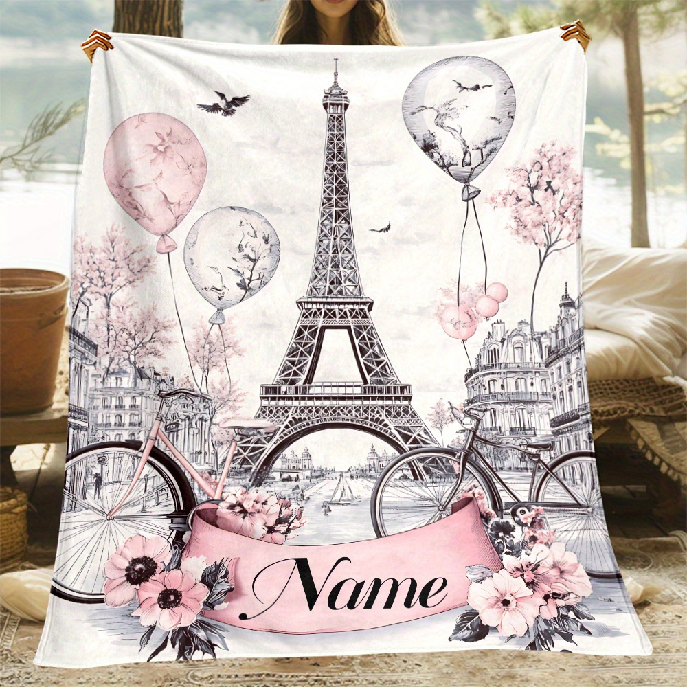 Personalized Paris Blanket Nam - Home Textiles Paris avaliação e preço