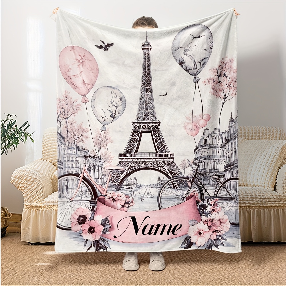 Personalized Paris Blanket Nam - Home Textiles Paris avaliação e preço