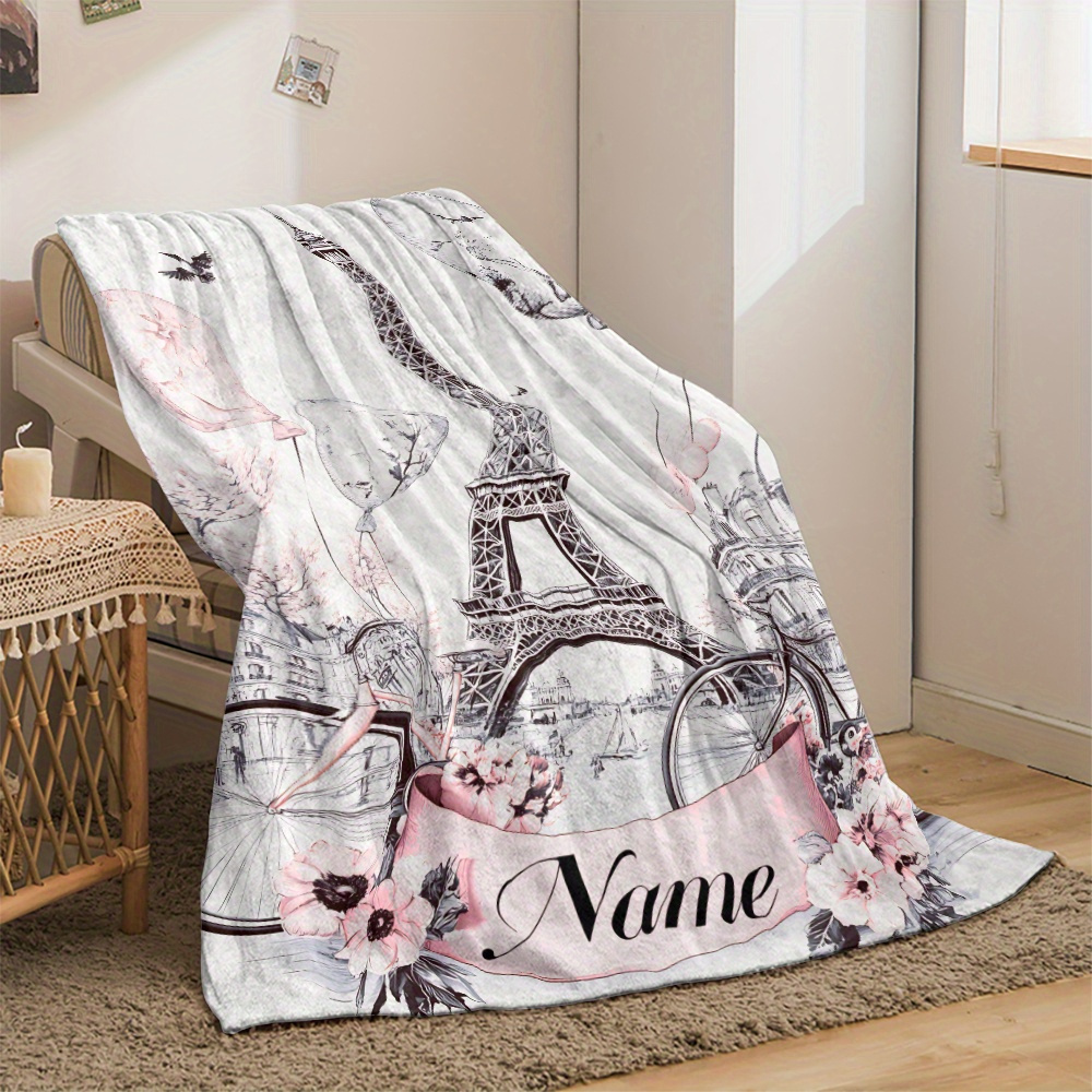 Personalized Paris Blanket Nam - Home Textiles Paris avaliação e preço