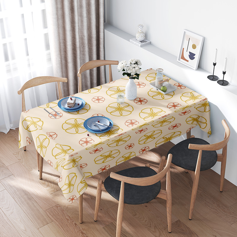 Modern Home Floral Print Table - Home Textiles Com avaliação e preço