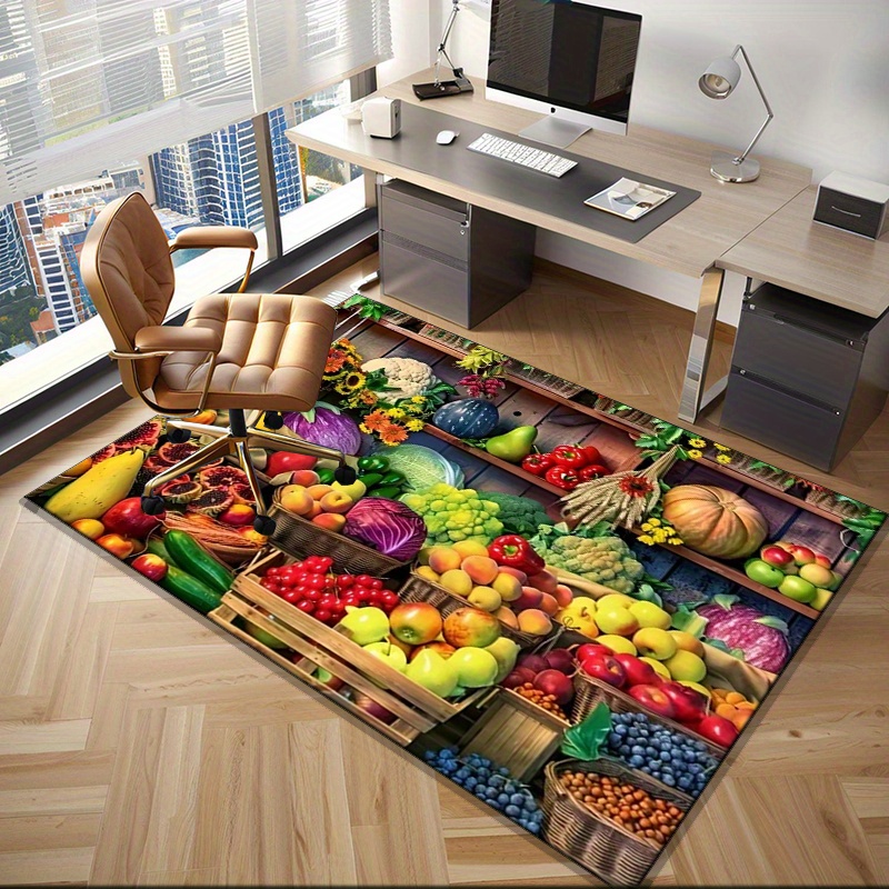 Vibrant Fruit Market Rug for K - Home Textiles Market avaliação e preço