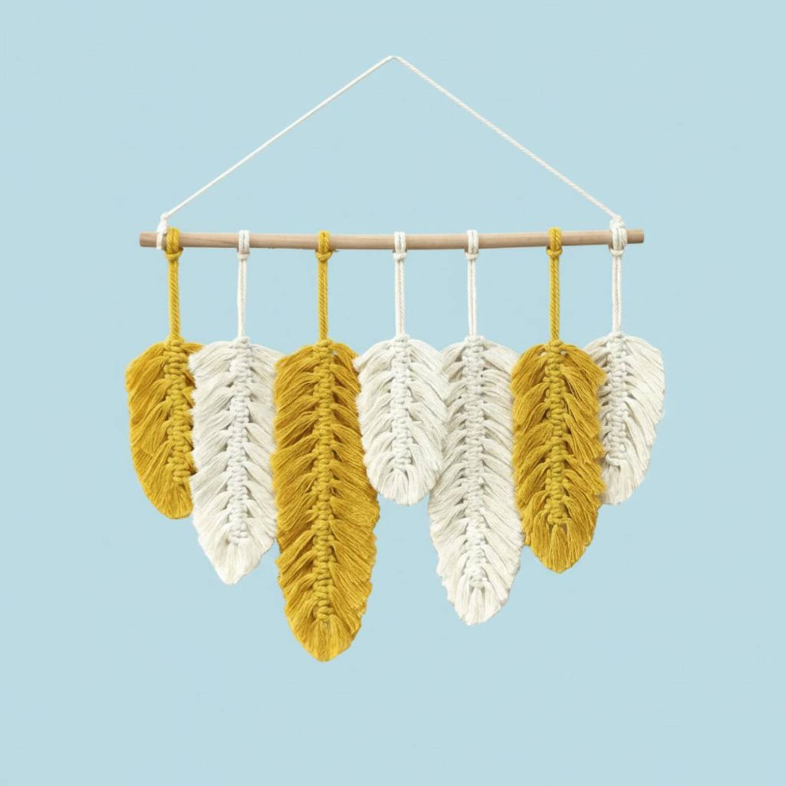 Macrame Feather Wall Hanging H - Home Textiles & Decorations avaliação e preço