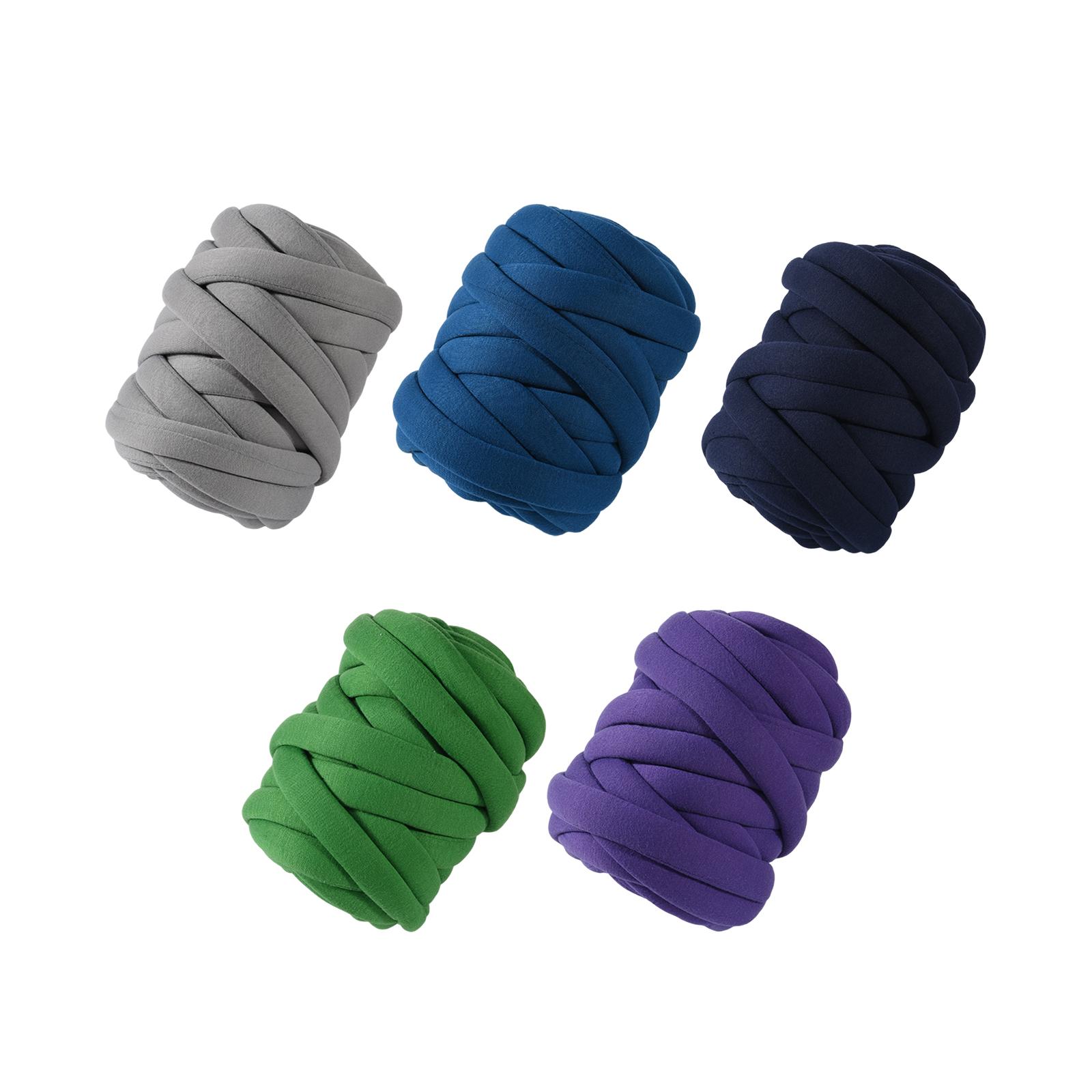 Chunky Wool Yarn Lightweight J - Throw Blanket Chunky Knit avaliação e preço
