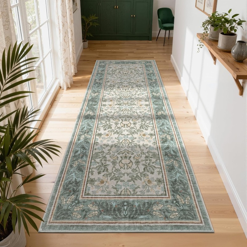 Vintage Floral Printed Hallway - Home Textiles Online avaliação e preço